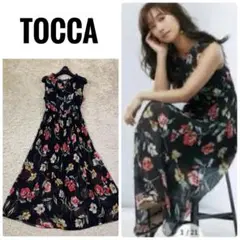 TOCCA トッカ WANDERING FLOWER モノトーンワンピース 6 - メルカリ