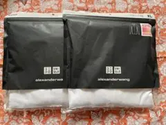 未使用メンズUNIQLO✖️アレキサンダーワン　ヒートテックリブクルーネックT