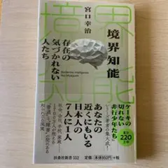 境界知能 宮口幸治著