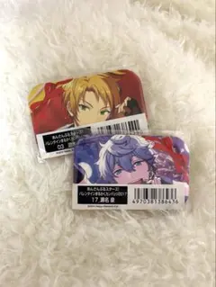 あんスタ　缶バッジ　バレンタインまるかく缶バッジ　2017 瀬名泉　遊木真