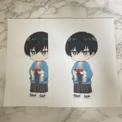 ブルーロック 糸師 凛 映画村 縁日 ステッカー 2枚セット