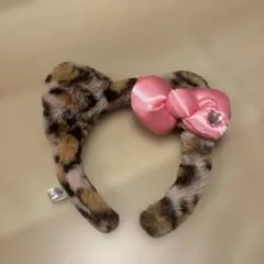 ユニバ カチューシャ キティちゃん ヒョウ柄のサムネイル