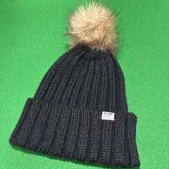 【美品】BEAMS GOLF★ポンポン付きニットキャップ★