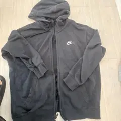 Nike ブラック フルジップ パーカー Lサイズ