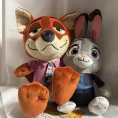 ズートピア2 ペアぬいぐるみ