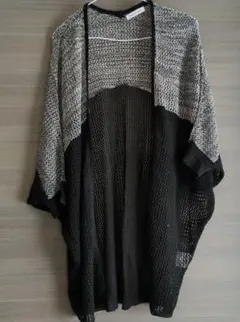 HEALTHY KAREN 透かし編みカーディガン　Мサイズ