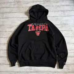 m*u様 チャンピオン タンパ大学 スパルタンズ パーカー L ブラック 袖プリ