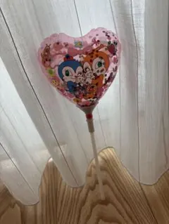アンパンマン ハート型ふうせん スティック付き