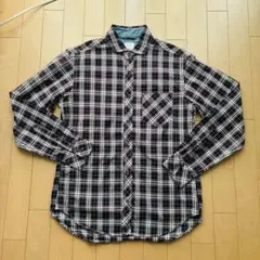 【美品】BACK NUMBER チェック柄 長袖シャツ メンズ カジュアルシャツ