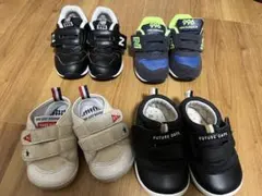 ベビーシューズ 4足セット サイズ多様