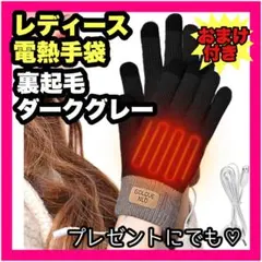 USB電熱グローブ 新品 手袋 ブラック 速暖 通勤 通学 プレゼント 防寒