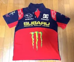 【レア】スバルSTIラリーチームUSAポロシャツ ケンブロック(日本L）【美品】