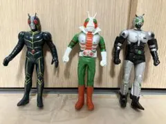 仮面ライダー　ソフビ　3点まとめ売り