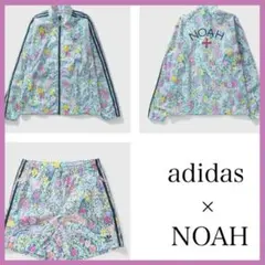 アディダス セットアップNOAH ADIDAS コラボ花柄 総柄 ジャージ 長袖