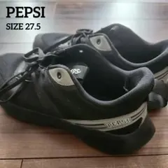 【完売品】PEPSI ブラック ランニングシューズ size27.5
