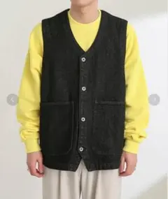 URBAN RESEARCH Vネックデニムベスト