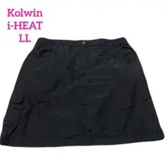 ⭐️Kolwin　コルウィン　i-HEAT　ナイロンゴルフスカート　黒LL冬＊90
