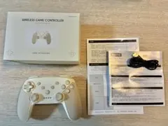 【再販完売品】3COINS ワイヤレスゲームコントローラー　アイボリー
