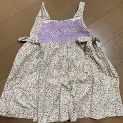 parentsdream 花柄 ノースリーブワンピース 100