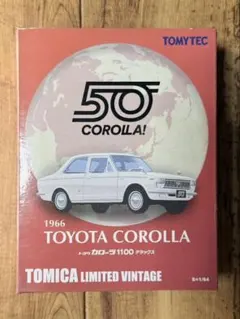 1966 TOYOTA COROLLA 1/64 TOMICA ミニカーのサムネイル