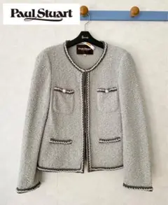 超美品✨ポールスチュアート ノーカラージャケット