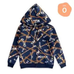 490 パーリーゲイツ 定価34,100円 パーカー チェーンロゴ サイズ0 S