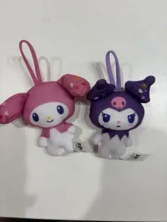 My Melody & Kuromi ぬいぐるみストラップ