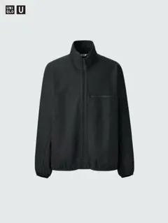 UNIQLO Uユニクロユー　ブラッシュドジャージーブルゾン　ダークグレーＬ