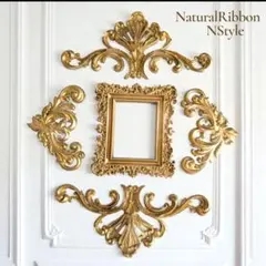 ♛アンティーク♛飾り　DIY 装飾　ロココ調レリーフ