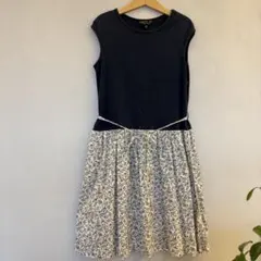 agnes b. ENFANT ノースリーブワンピース リバティ花柄　10ansのサムネイル