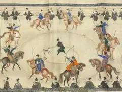 真作/子昴/馬図/中国画？/大幅/布袋屋掛軸HJ-928 真作/子昴/馬図/中国画？/大幅/布袋屋掛軸HJ-928 - メルカリ