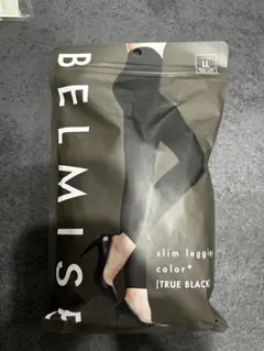 BELMISE スリムレギンス color+ TRUE BLACK LL