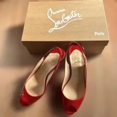 クリスチャンルブタン　赤　サンダル