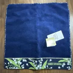 JUNKO SHIMADA ネイビー花柄タオルハンカチのサムネイル