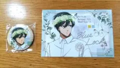 ブルーロック　糸師凛　缶バッジ　イラストカード