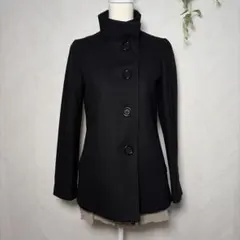 ダークコアy2k平成ギャルパンクロック韓国　デザインウールコート