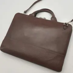エルゴポック ショルダーバッグ メッセンジャー ターンロック シボ革