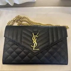 SAINT LAURENT サンローラン YSLエンベロープ チェーンウォレットのサムネイル