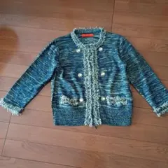 ショップチャンネルDモーダニットジャケットカーディガン