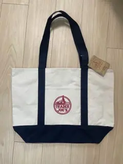 【新品タグ付】トレジョ トレーダージョーズ エコバッグ トートバッグ ネイビー