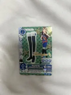 アイカツカード　ジュエルつきブラックニーハイブーツ