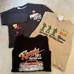 子供用長袖Tシャツ 3枚セット (90cm)