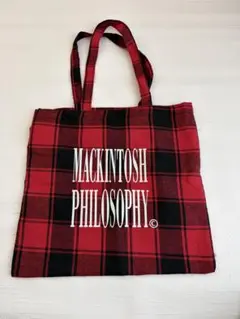 MACKINTOSH PHILOSOPHY チェック柄 トートバッグのサムネイル
