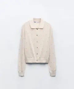 ビーズカーディガン