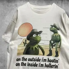 CDYJ キャラTシャツ カーミット フロッグ マペッツ カエル カウボーイ