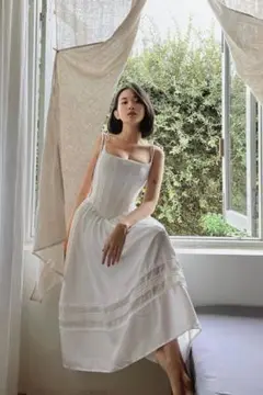 jubin Colbie Dress (white) ホワイト　ドレス
