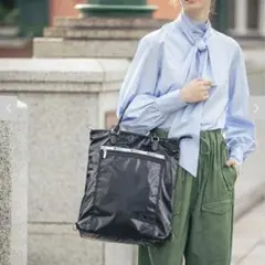 レスポートサック リュック　アップタウンブラックシャイン/ブラック2