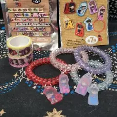 名探偵コナン　ダイソー　ヘアゴム　マスキングテープ　灰原哀　毛利蘭　工藤新一