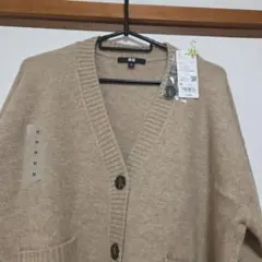 UNIQLO　スフレヤーンショートカーディガンM