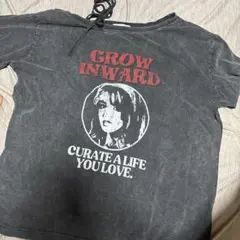 WEGO グラフィックTシャツ ダークグレー F